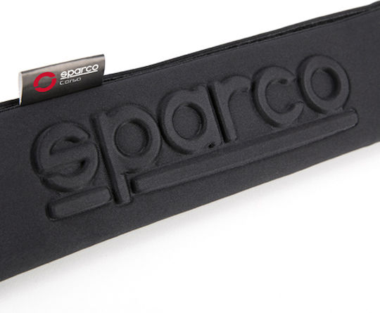 Sparco Μαξιλαράκια Ζώνης Αυτοκινήτου Μαύρα 2τμχ