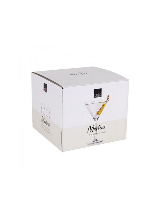 Soler Hispania Set Gläser Cocktail/Trinken aus Glas Mit Stiel 260ml 4Stück