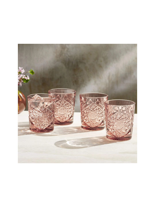 Soler Hispania Libbey Hobstar Set de pahare din Sticlă în Culoarea Roz 350ml 6buc