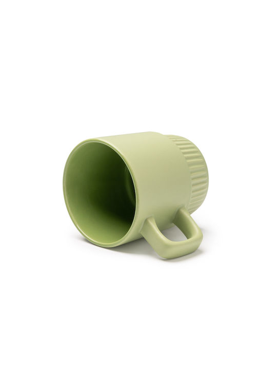 Longi Cană Ceramică Verde 300ml