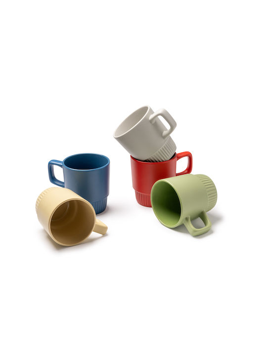 Longi Cană Ceramică Verde 300ml