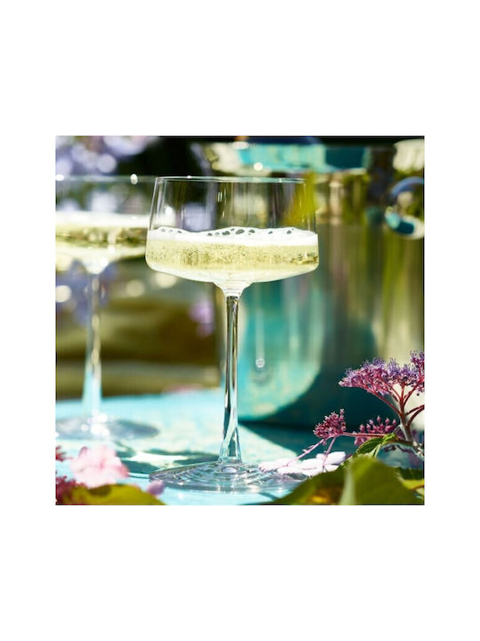 Stolzle Lausitz Set de pahare de sampanie / Vin alb din Cristal Cu picior 275ml 6buc