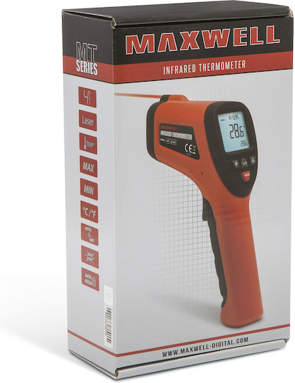 Maxwell & Williams Termometru cu infraroșu pentru temperaturi de la până la 50°C cu Raport de Distanță 12:1