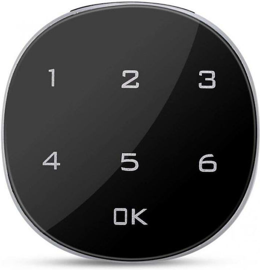Techstar Intelligentes Schloss Touchscreen Digital 30mm Alarm Code Mit Cr2023 Microusb