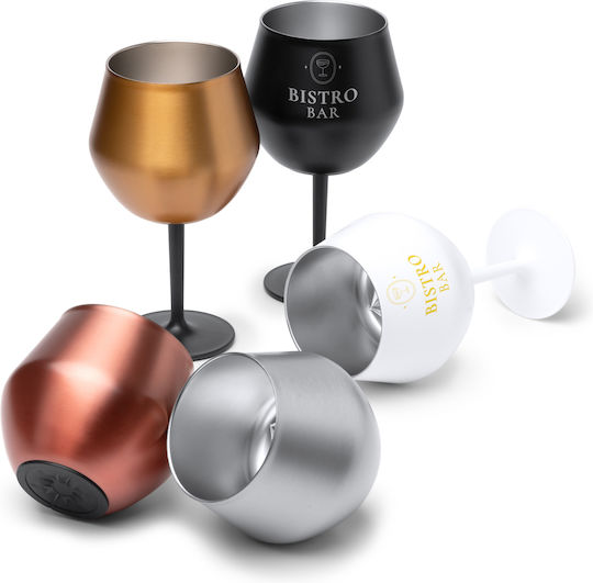 Pahar Pentru Apă Inox Aur 380ml