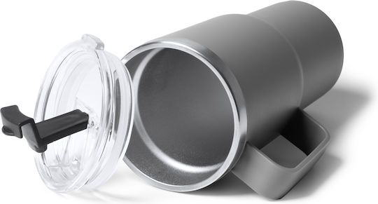 Wasserbrille Edelstahl Weiß 500ml
