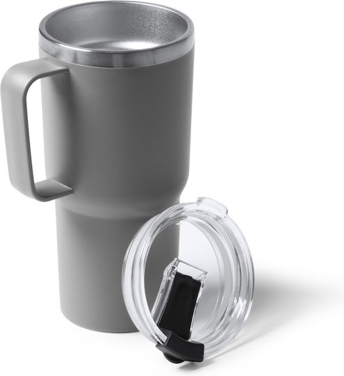 Wasserbrille Edelstahl Weiß 500ml