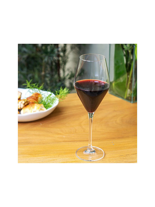 Bohemia Set of Glasses for White Wine made of Crystal in White Color 470ml 6pcs