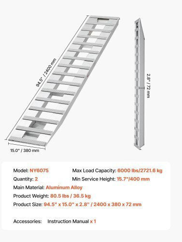 Vevor Vehicle Lifting Ramps