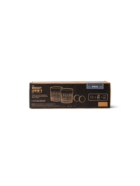 Gentlemen's Hardware Set de pahare Whiskey din Sticlă 230ml 2buc