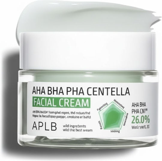 APLB AHA BHA PHA Centella Ενυδατική Κρέμα Προσώπου με AHA & BHA 55ml