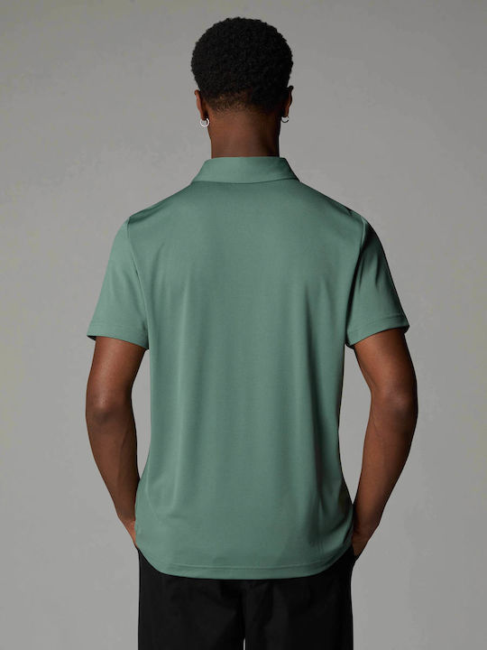 Tanken Polo Athletic Short Sleeve Blouse Duck Green