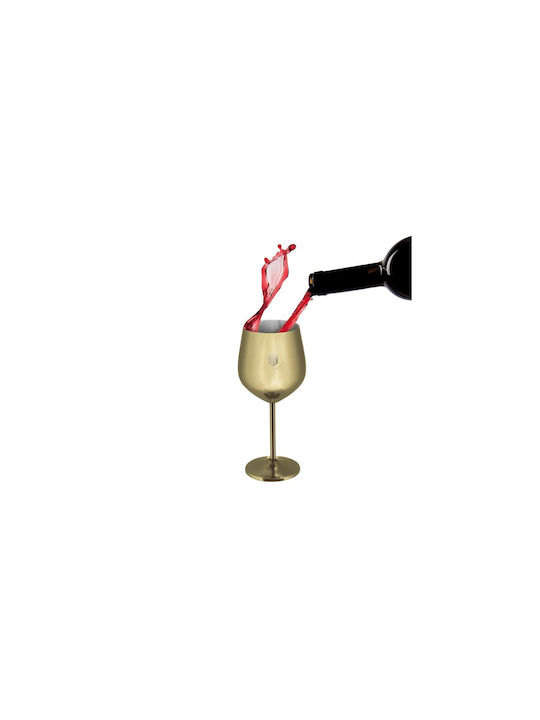 Berlinger Haus Set of Glasses Champagne / White Wine / Cocktail/Drinking made of Stainless Steel in Brown Color Stemmed 550ml 2pcs