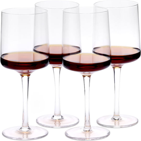 Navaris Set Pahare Din Sticlă 400ml 4 Bucăți