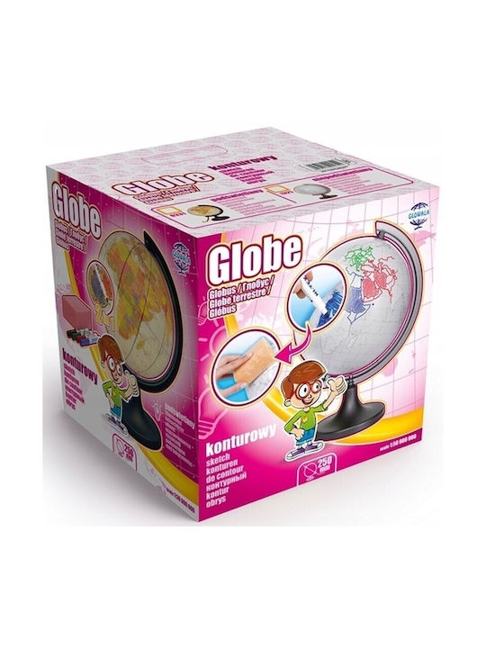 Customizable Globe 4 Markers Sponge 25 Cm Diameter Customizable Globe 4 Markers Sponge 25 Cm Diameter