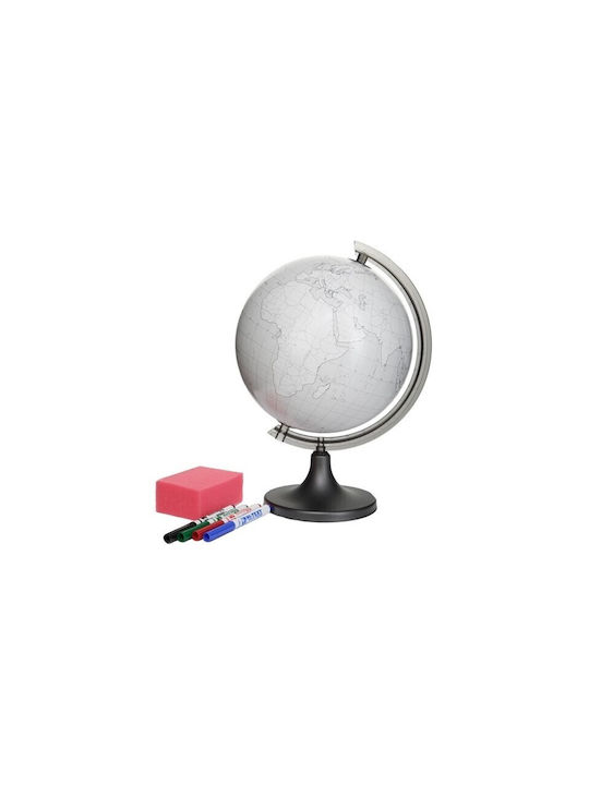 Customizable Globe 4 Markers Sponge 25 Cm Diameter