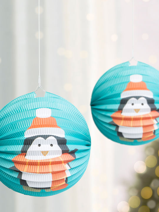 Christmas Lantern Penguin Model 25 Cm