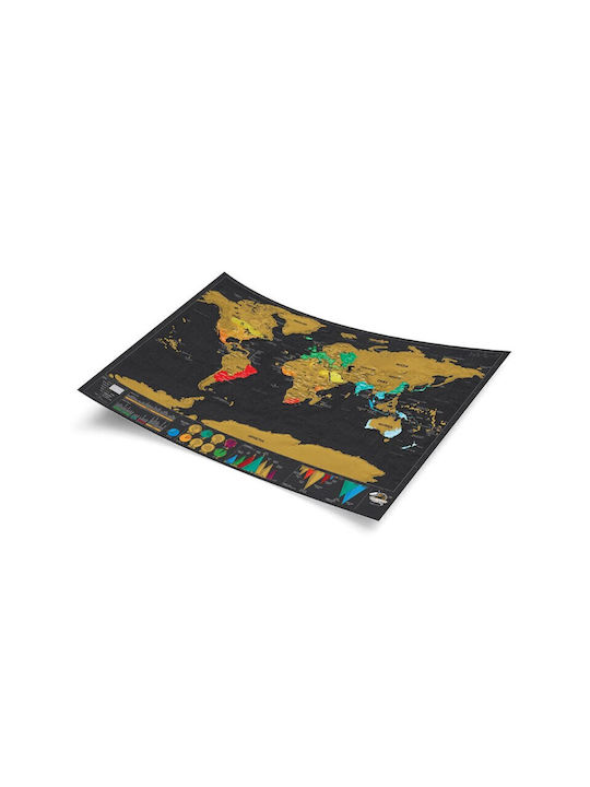 Scratch-off World Map Ruler Magnifier Stickers Photo Attachment Pins 82.5 X 59.4 Cm Scratch-off World Map Ruler Magnifier Stickers Photo Attachment Pins 82.5 X 59.4 Cm
