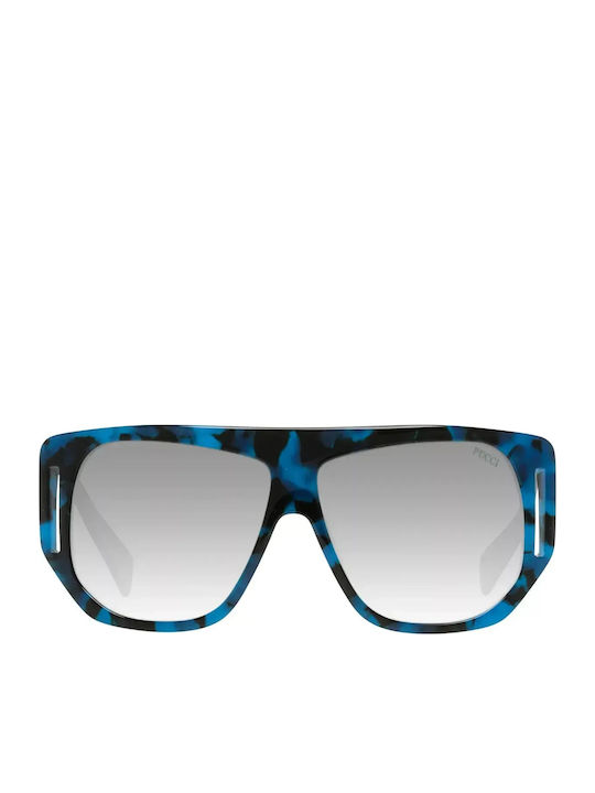 Emilio Pucci Ochelari de soare Albastru cu Cadru & Gri Lentilă