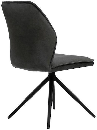 Arleta Stühle Speisesaal Grey 2Stück 52x46x91cm