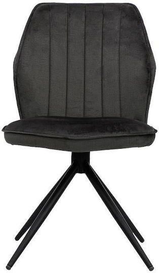 Arleta Stühle Speisesaal Grey 2Stück 52x46x91cm