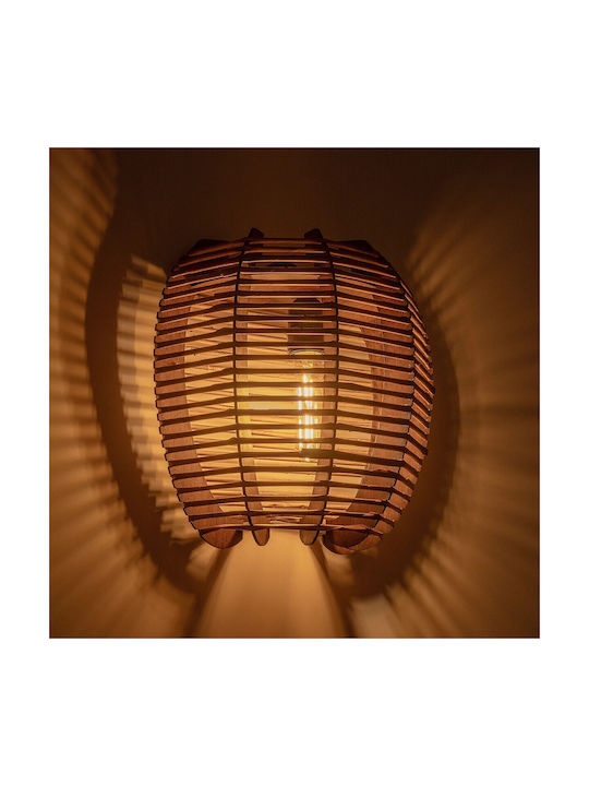 GloboStar Φωτιστικό Τοίχου Μπεζ 18x32εκ. GloboStar Φωτιστικό Τοίχου Μπεζ 18x32εκ.