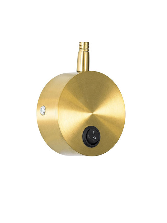 GloboStar Goose Single LED Warm White Spot in Gold Color