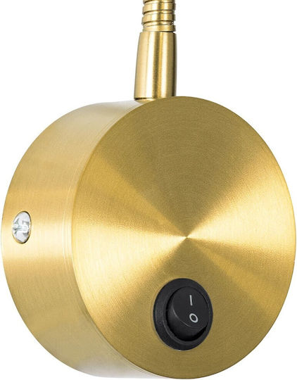 GloboStar Goose Einzel LED Warmes Weiß Spot in Gold Farbe