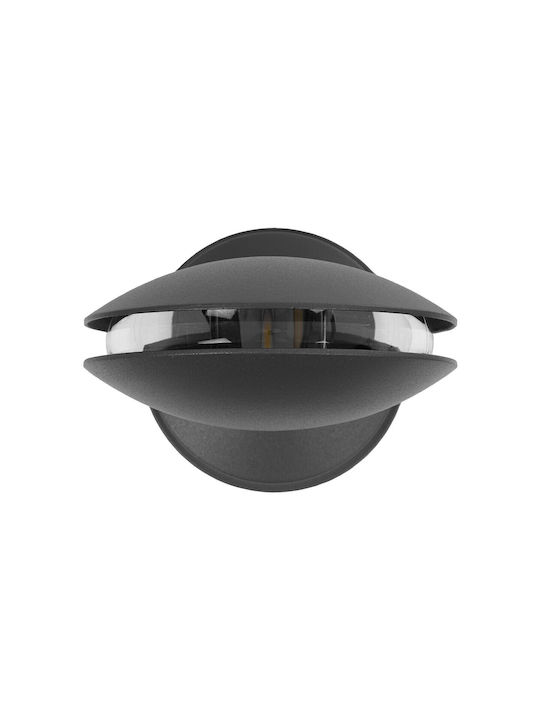 GloboStar Zeroda Wall-Mounted Outdoor Lighting LED IP65 9W with Cool White Light Double Beam 9.5x11x16cm