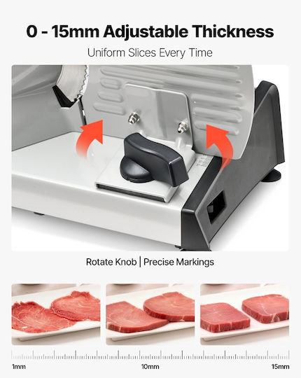 Vevor Commercial Ham Slicer 190mm