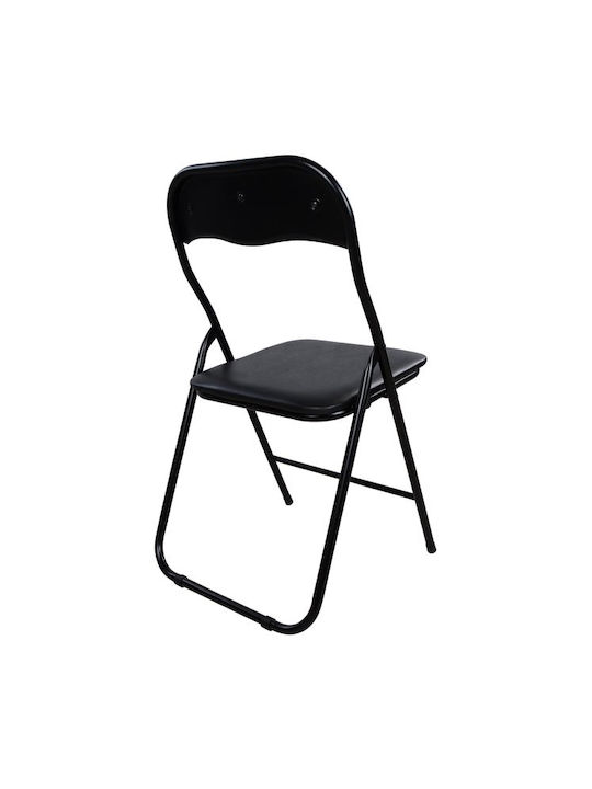 Padma Scaune Sala de mese Pliabile Negru 6buc 38x47x82buc