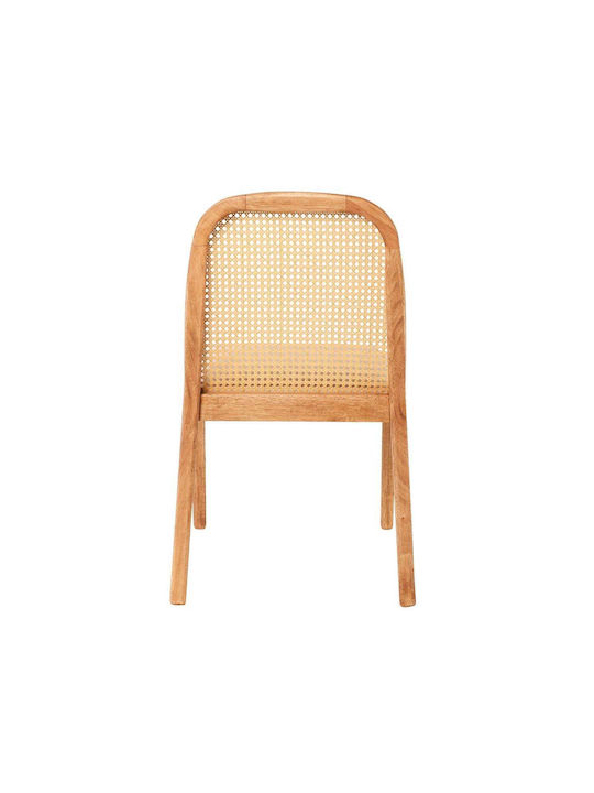 Henley Dining Room Fabric Chair Natural, Sand Beige 50x55x86cm 2pcs