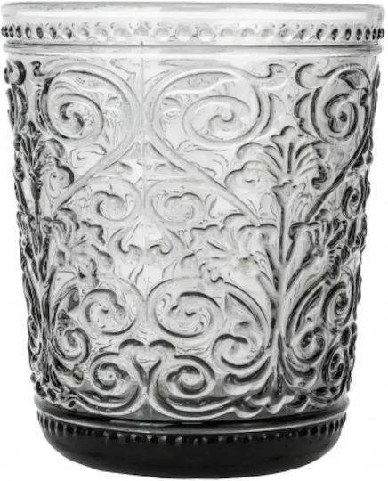 Cryspo Trio Smoke Glas Whiskey aus Glas in Farbe 300ml