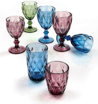 Cryspo Trio Kare Σετ Ποτήρια από Γυαλί 260ml 6τμχ Cryspo Trio Kare Σετ Ποτήρια από Γυαλί 260ml 6τμχ