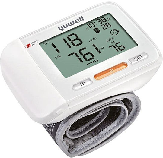 Yuwell YE8600A Ηλεκτρονικό Πιεσόμετρο Καρπού