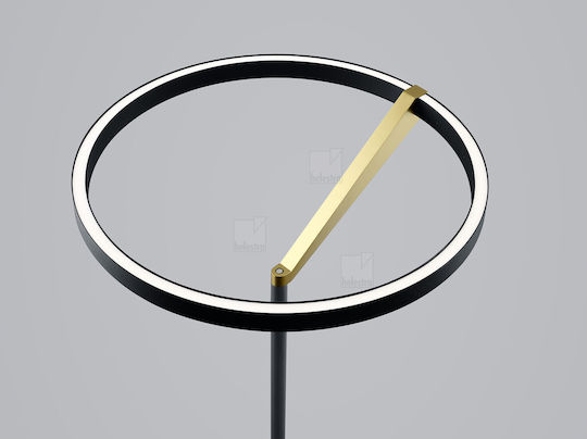 Helestra LED Floor Lamp with Warm White Light 1930lm Black
