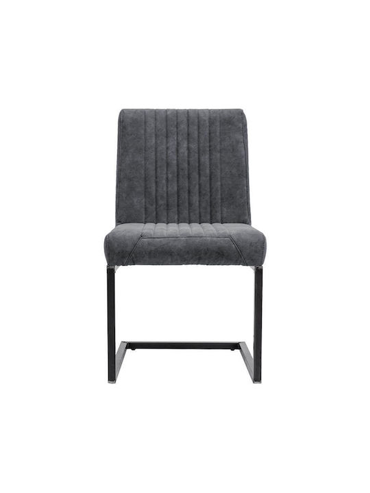 Evita Stühle Speisesaal Grey 2Stück 50x47x85cm