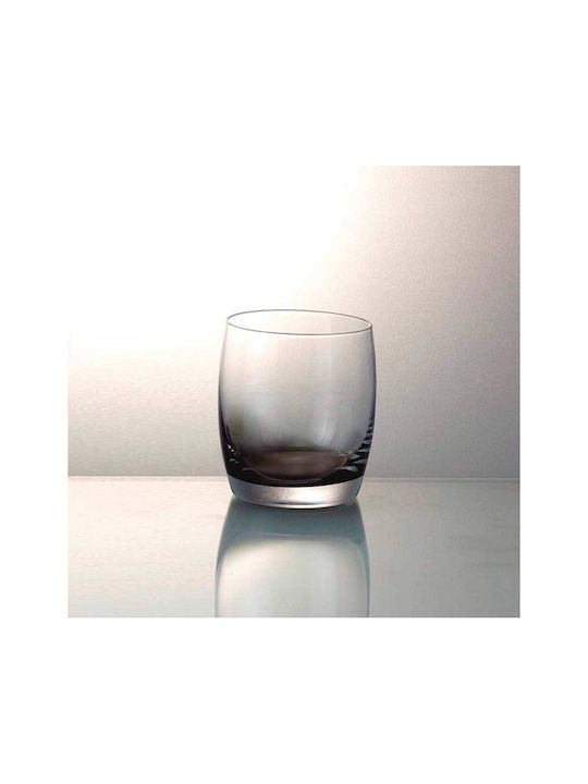 Cryspo Trio Half Set Gläser Whiskey / Wasser aus Glas in Gray Farbe 360ml 6Stück
