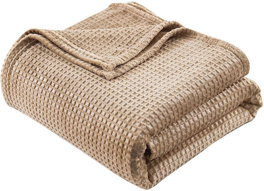 Beauty Home Pătură Super King 220x240 cm Bej Beauty Home Pătură Super King 220x240 cm Bej