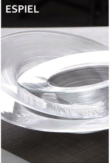 Espiel Circle Farfurie pentru paste Sticlă Transparent cu Diametru 20cm 6buc Espiel Circle Farfurie pentru paste Sticlă Transparent cu Diametru 20cm 6buc