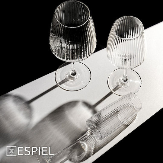 Espiel Dizzy Set Brillen Champagner Kelch Glas 250ml 4 Stück
