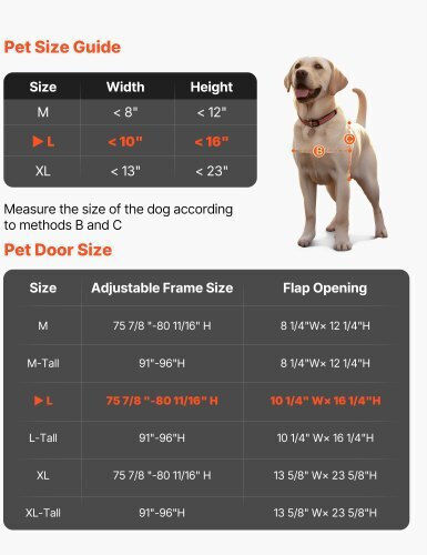 Vevor Door Dog made of Metal in White Color 26.04 x 41.28cm