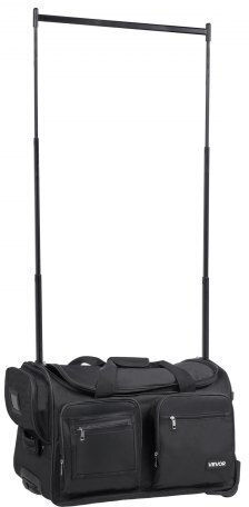 Vevor Sack Voyage Black with Wheels Fabric