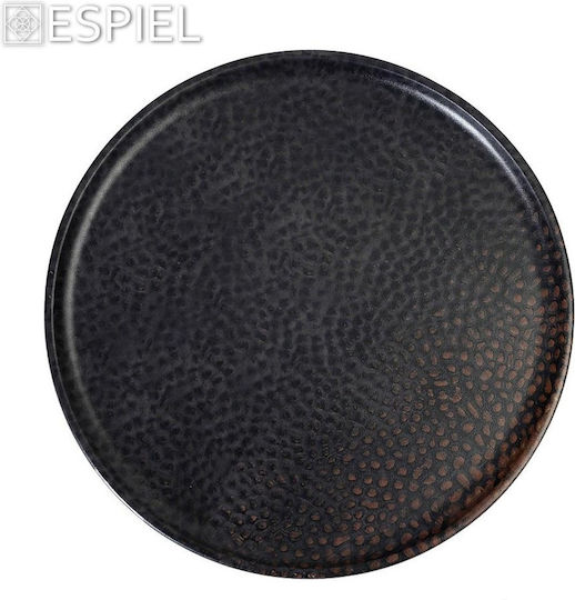 Espiel Farfurie joasă din Melamină Maro cu Diametru 20cm