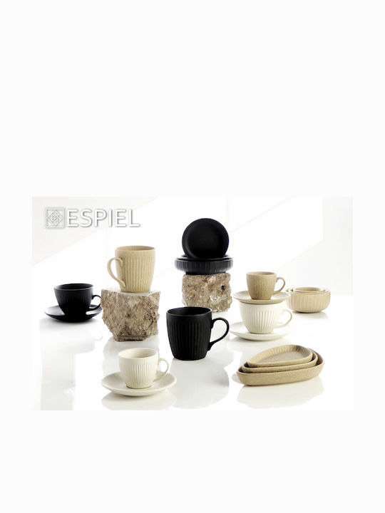 Espiel Sand Чиния Пустинята Триъгълник Керамика Бежов 17.5x9.5см 6бр
