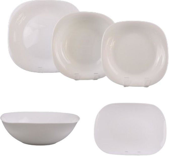 Max Home Πιάτο Γλυκού από Πορσελάνη με Διάμετρο 21.5cm