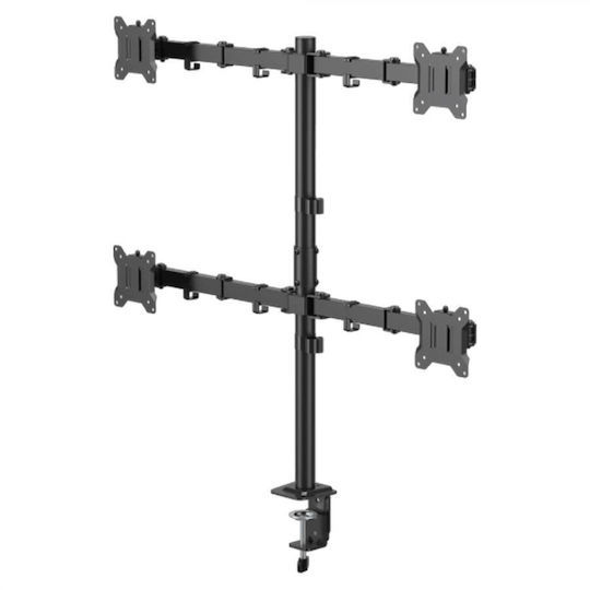 Sbox Desktop Stand for 4 Monitors up to 32" with Arm (LCD-352/4-3)