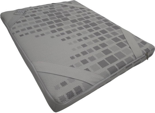 Politishome Mattress Topper Noctis Firm Noctis Firm Single Memory Foam with Removable Cover & Elastic Straps 80x200x6cm