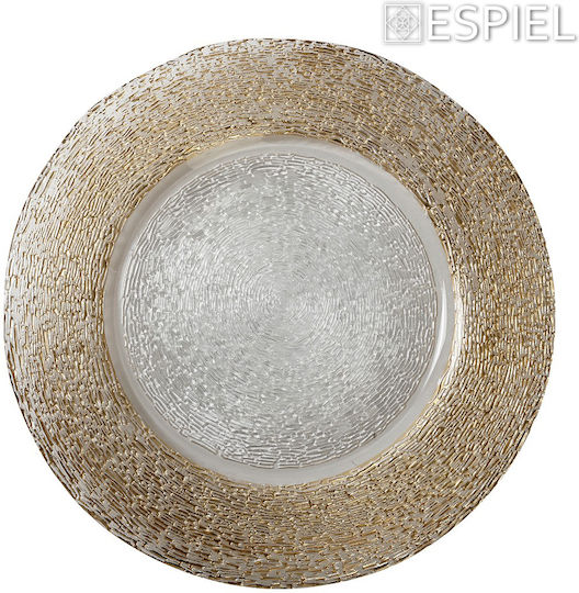 Espiel Farfurie joasă Sticlă Transparent 33cm Espiel Farfurie joasă Sticlă Transparent 33cm