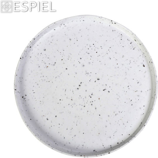 Espiel White Mosaico Farfurie joasă din Melamină cu Diametru 25cm Espiel White Mosaico Farfurie joasă din Melamină cu Diametru 25cm